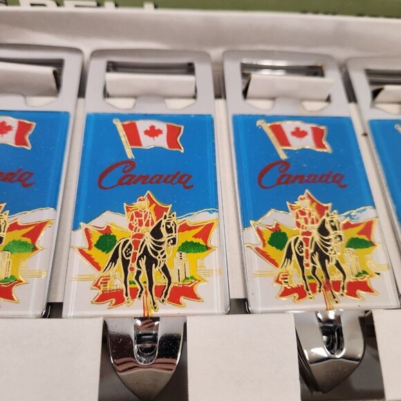 Bell Can Beer Bottle Opener Box of 12 Canada RCMP Maple Leaf NOS NEW Vtg C-202 - Picture 3 of 10